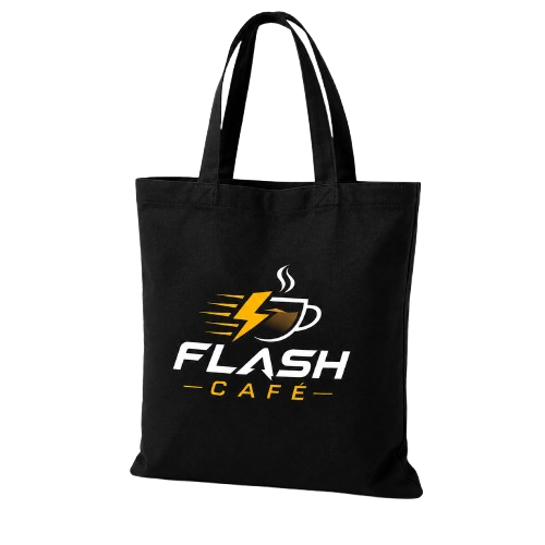 Tote bag Flash Cafe